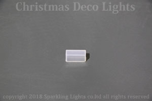 LEDテープライト用エンドキャップ、幅14.5mm(SPI対応テープライト用)
