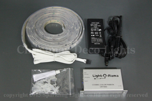 LightORamaコスミックカラーリボン(テープライト本体、コントローラ、AC/DCアダプタセット)
