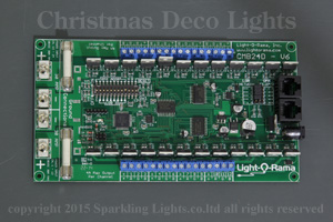 LightORama DCコントローラ(基板)、24ch、RGB用