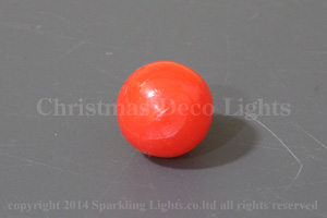 LEDキャップ、ボール型、内径5.5mm、赤、100個セット