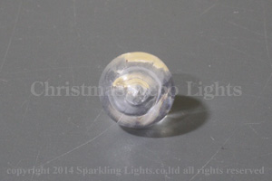 LEDキャップ、ボール型、内径5.5mm、透明、100個セット