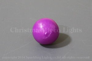 LEDキャップ、ボール型、内径6.0mm、紫、100個セット