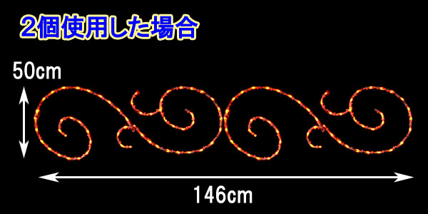 連結した様子