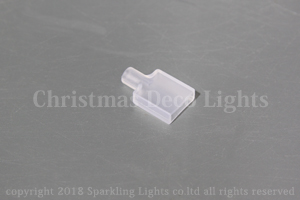 薄型LEDネオンフレックス DE06-F1用 エンドキャップ(穴有り)