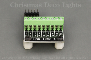 LightORama ショータイムディレクターG3/G4用ピンヘッダ