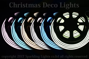 RGB3ch LEDネオンフレックス RS12-F1、上面発光(フラット型)、DC24V、幅12mm、長さ15m