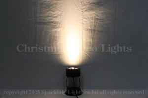 LEDウオールウオッシャー（PARライト）、6灯、電球色(イエローゴールド)、DC24V, 12W