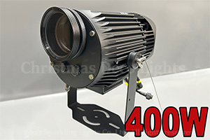 ゴボプロジェクター ローテートタイプ DMX制御対応 400W レンズ角15度 防滴