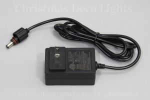 AC/DCアダプタ、DC12V、1.5A、18W(ネジ式樹脂コネクタ)
