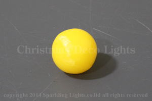 LEDキャップ、ボール型、内径5.5mm、オレンジ、100個セット