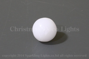 LEDキャップ、ボール型、内径5.5mm、白、100個セット