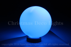 G40型LEDミニボール電球、E12ソケット用、青、1球