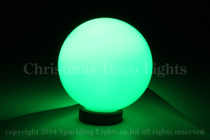 G40型LEDミニボール電球、E12ソケット用、緑、1球
