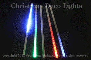 LEDスノーフォール、1608SMD型、30cm、5本セット、RGB