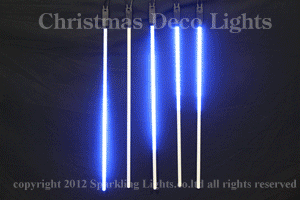LEDスノーフォール、1608SMD型、50cm、5本セット、青