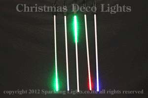 LEDスノーフォール、1608SMD型、50cm、5本セット、RGB