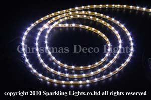 防水型LEDテープライト、側面発光、SMD335型、ホワイト、300球、5m巻、部品別売り