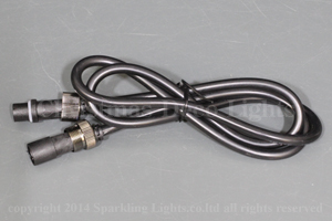 LEDイルミネーション、連結部延長ケーブル、プロ仕様(V3・V4)／レギュラー仕様、常点用、100cm