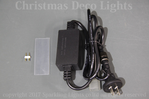 LEDネオンフレックス AJ08-D1(AC100V)用 電源コード（ヒューズ入）