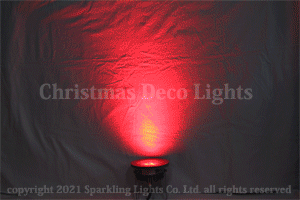 LEDガーデンライト、DC24V・12W、RGB(3ch)、12灯(RGB各4灯)、スパイク付、照射角30度